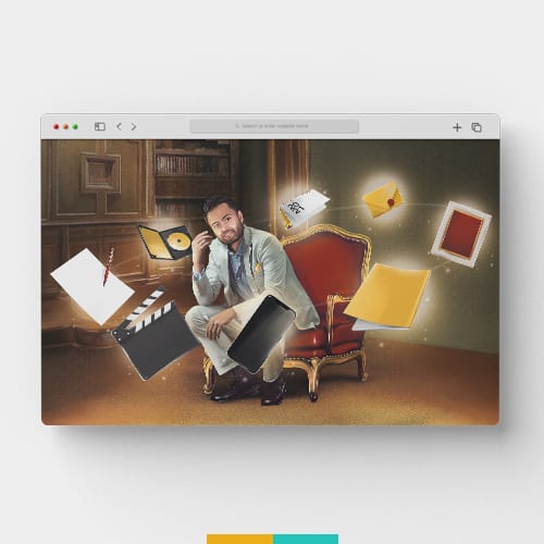 طراحی رابط کاربری سایت سهیل پورعبداله