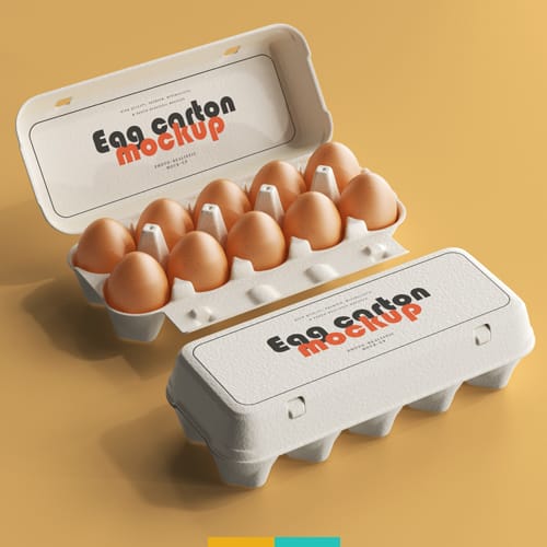 موکاپ شونه تخم مرغ