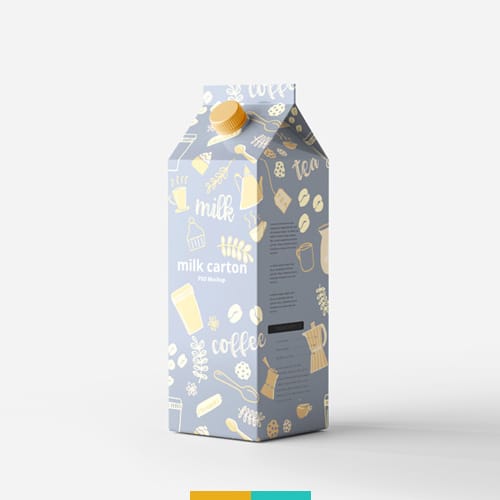 موکاپ پاکت آبمیوه