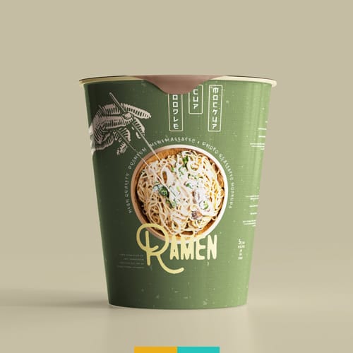 موکاپ ظرف لیوانی