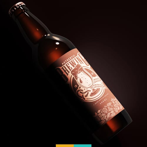 موکاپ بطری شیشه ای