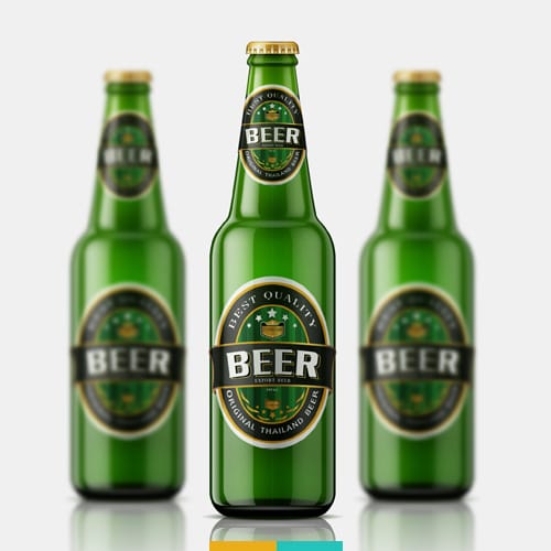 موکاپ بطری شیشه