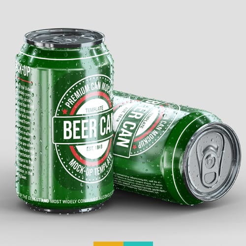 موکاپ قوطی نوشابه