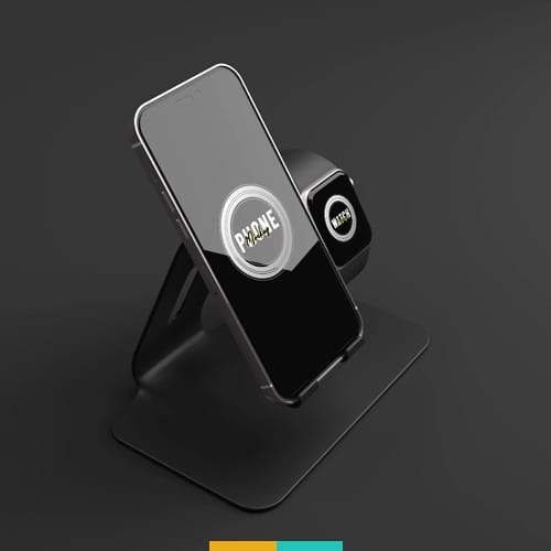 موکاپ نگهدارنده موبایل