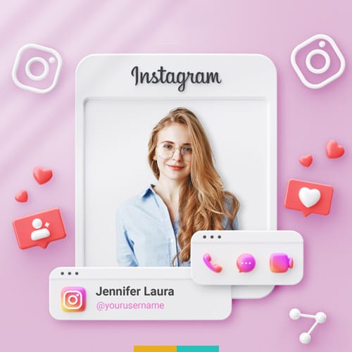 موکاپ پیش نمایش اینستاگرام