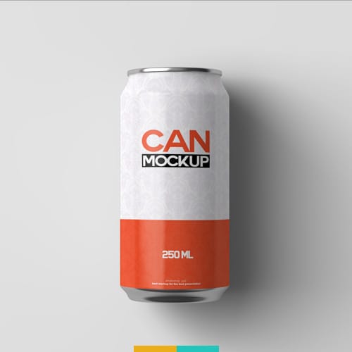 موکاپ قوطی نوشابه