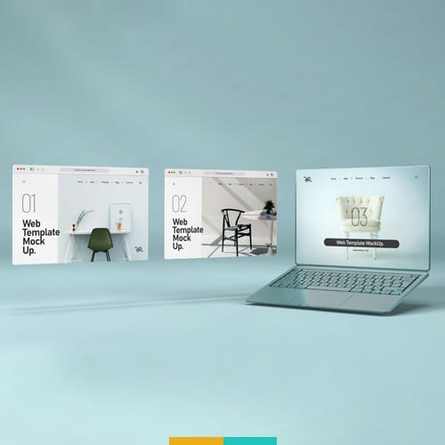 موکاپ لپ تاپ