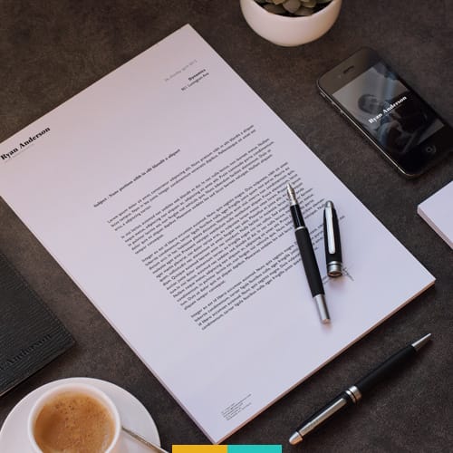 موکاپ سربرگ نامه