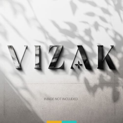 موکاپ لوگو روی دیوار