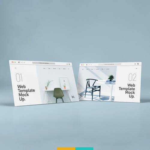 موکاپ نمایش سایت