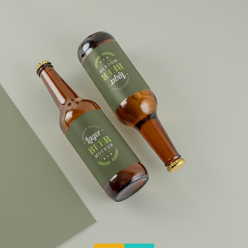 موکاپ بطری شیشه