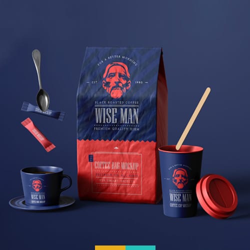 موکاپ ست قهوه