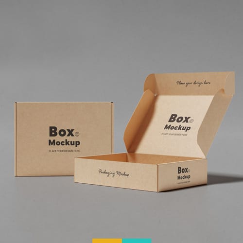 موکاپ جعبه کرافت