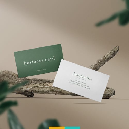 موکاپ کارت ویزیت