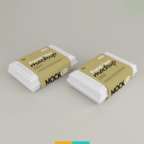 موکاپ ظرف یکبار مصرف