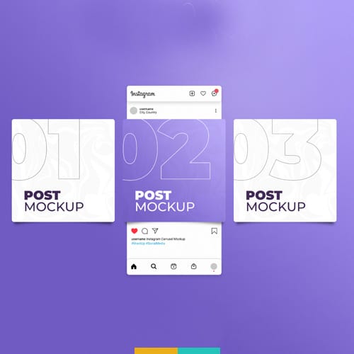 موکاپ پیش نمایش پست