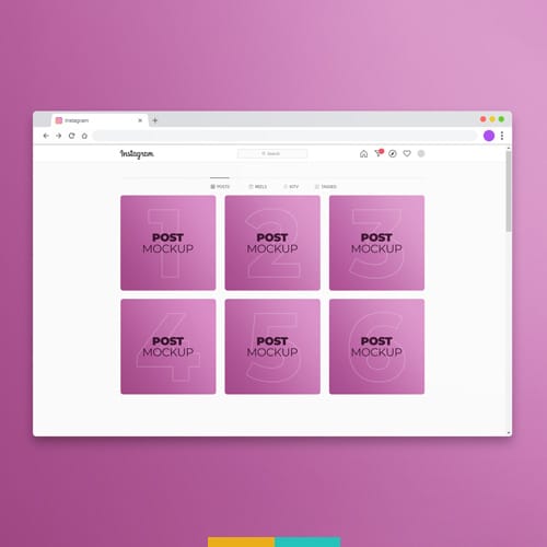 موکاپ پیش نمایش پست