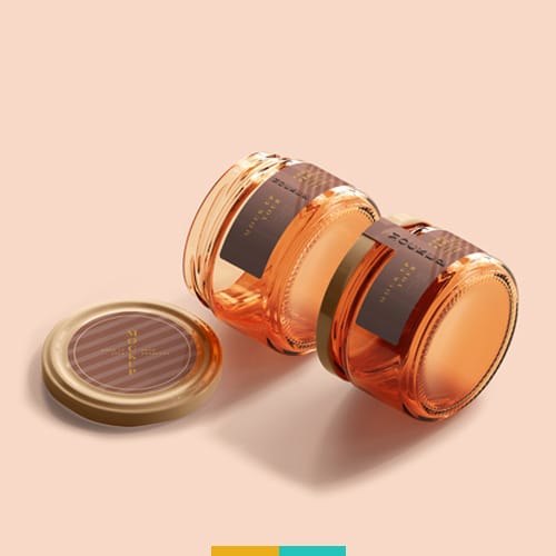 موکاپ ظرف شیشه ای