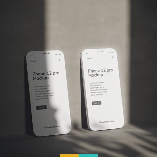 موکاپ پیش نمایش اپ