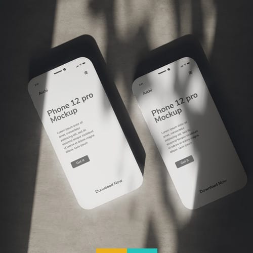 موکاپ پیش نمایش اپ