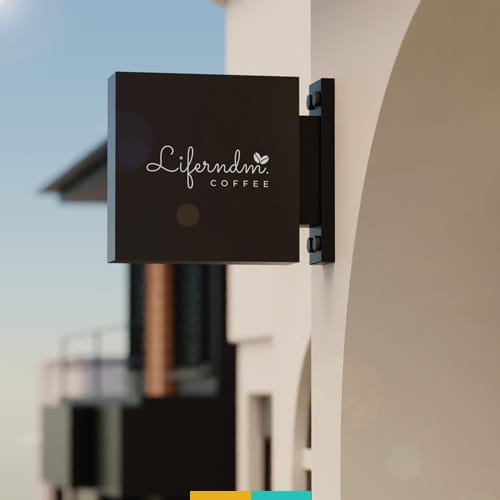 موکاپ لوگو تابلو