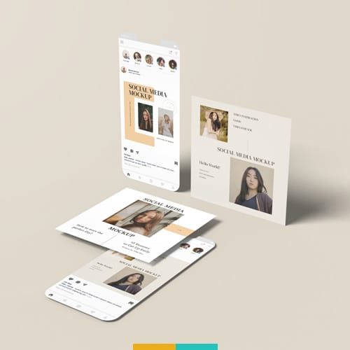 موکاپ پست اینستاگرام