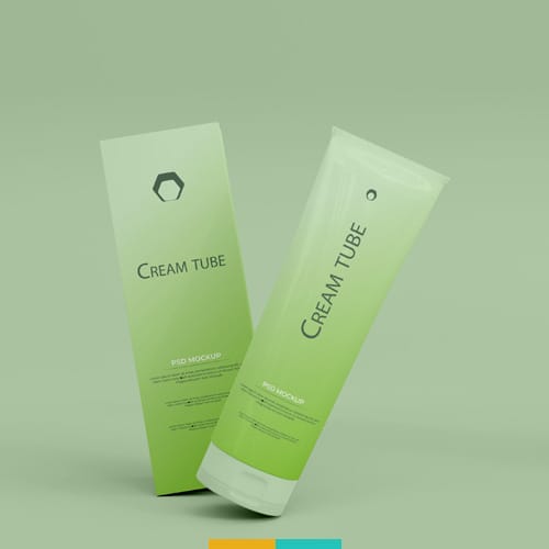 موکاپ جعبه کرم