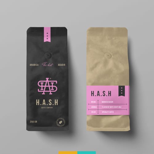 موکاپ بسته قهوه