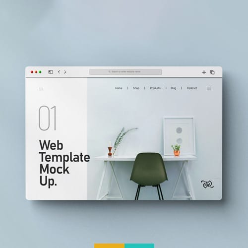 موکاپ پیش نمایش سایت
