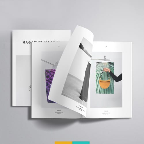 موکاپ صفحات مجله