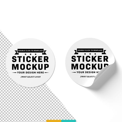 موکاپ برچسب