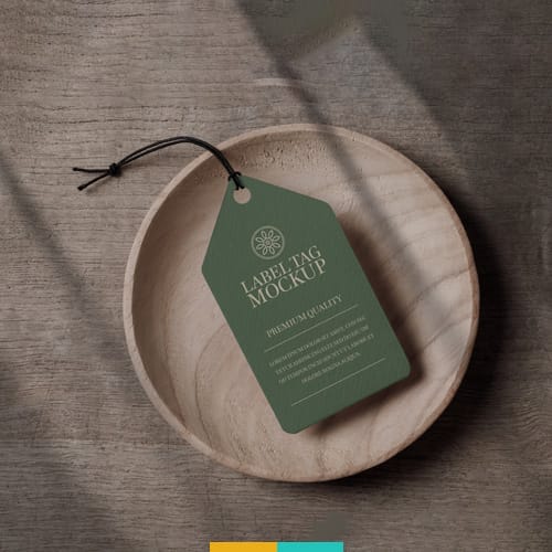 موکاپ اتیکت