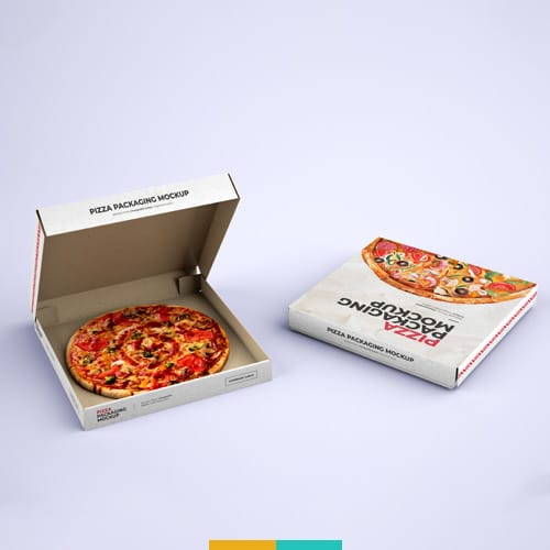 موکاپ جعبه پیتزا