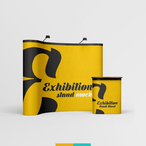 موکاپ غرفه تبلیغاتی