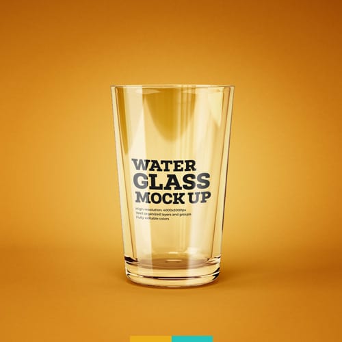 موکاپ لیوان شیشه ای