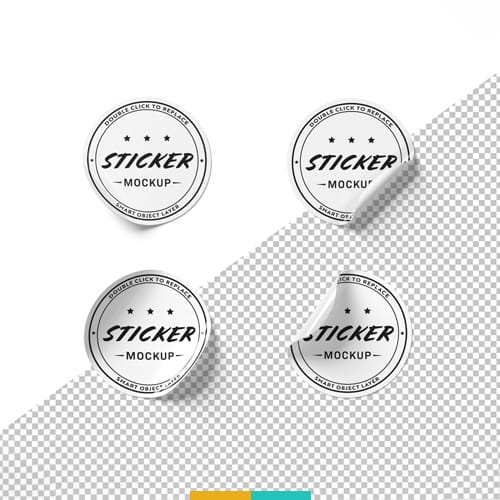 موکاپ برچسب