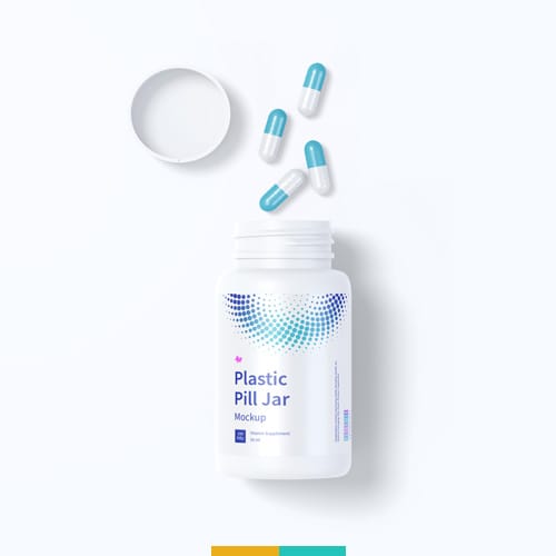 موکاپ قوطی قرص