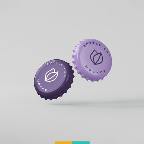 موکاپ سر بطری نوشابه