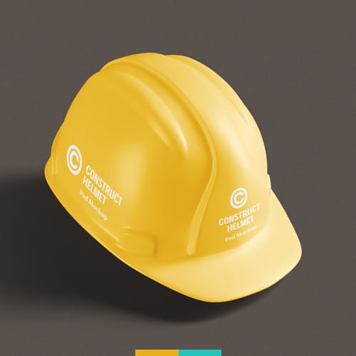 موکاپ کلاه ایمنی