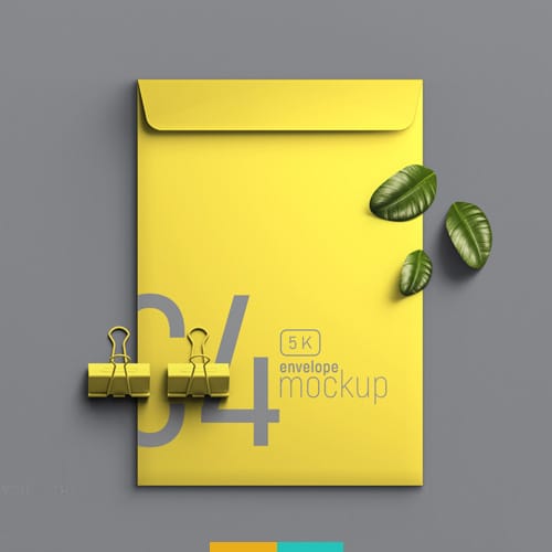 موکاپ پاکت سربرگ