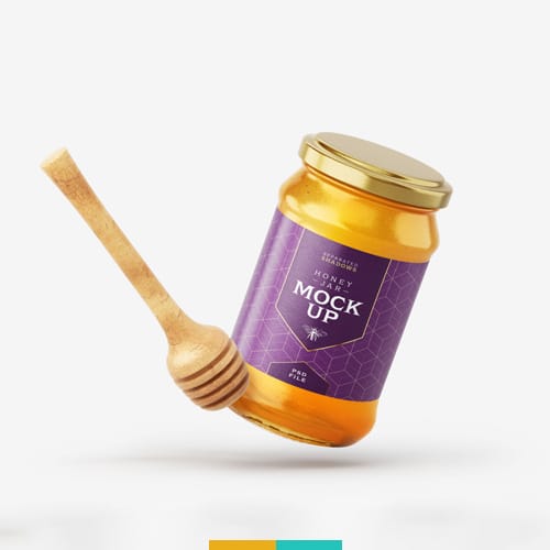 موکاپ ظرف عسل