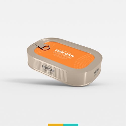 موکاپ کنسرو ماهی