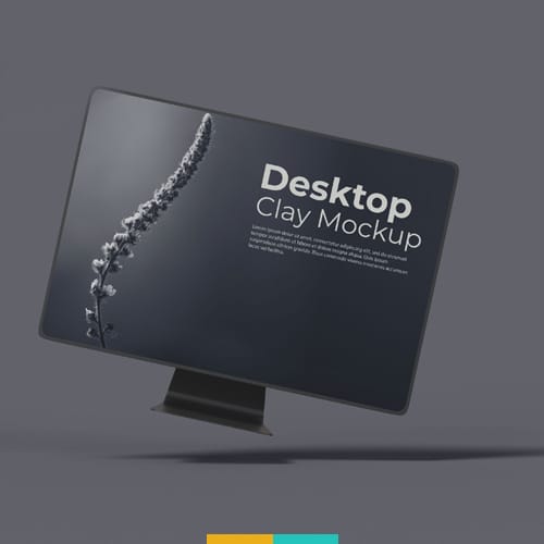 موکاپ صفحه مانیتور