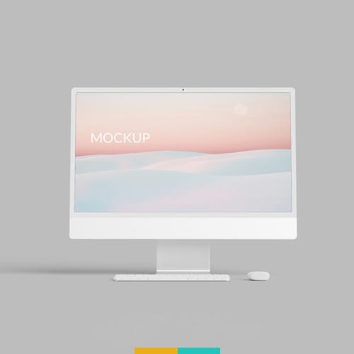 موکاپ صفحه مانیتور