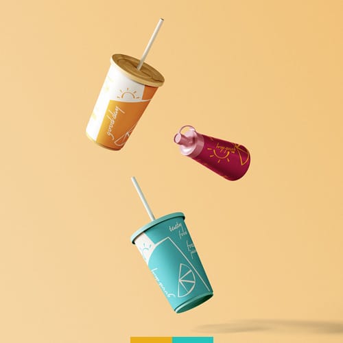 موکاپ لیوان فست فود