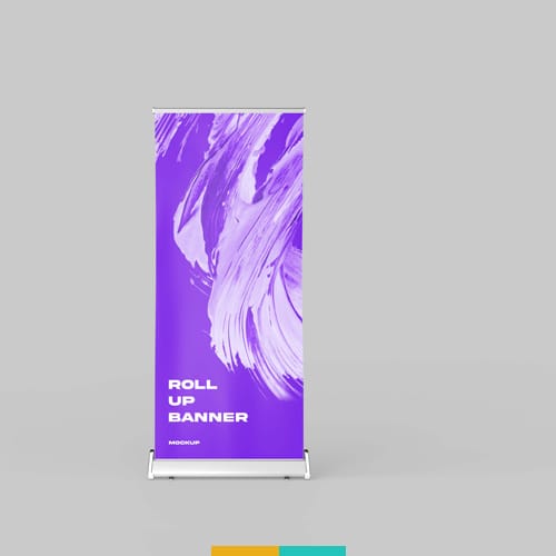 موکاپ استند تبلیغاتی