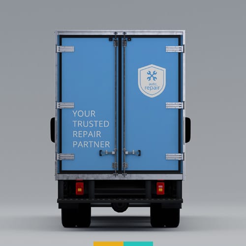 موکاپ کامیون