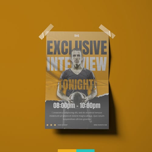 موکاپ پوستر