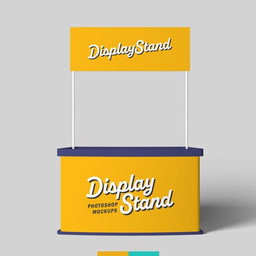 موکاپ استند تبلیغاتی