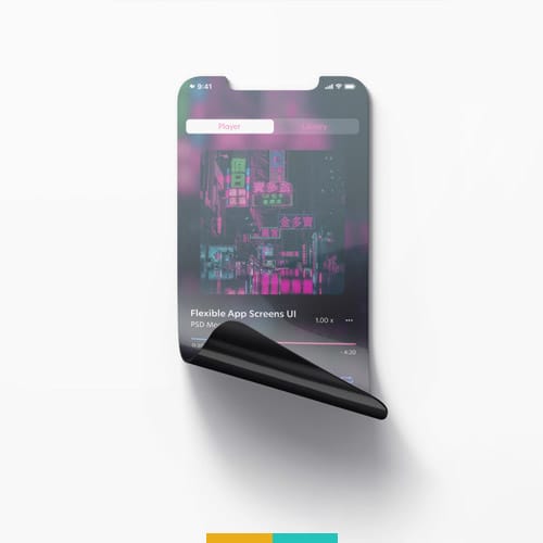 موکاپ یوآی موبایل